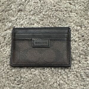 Coach Leather Card Holder